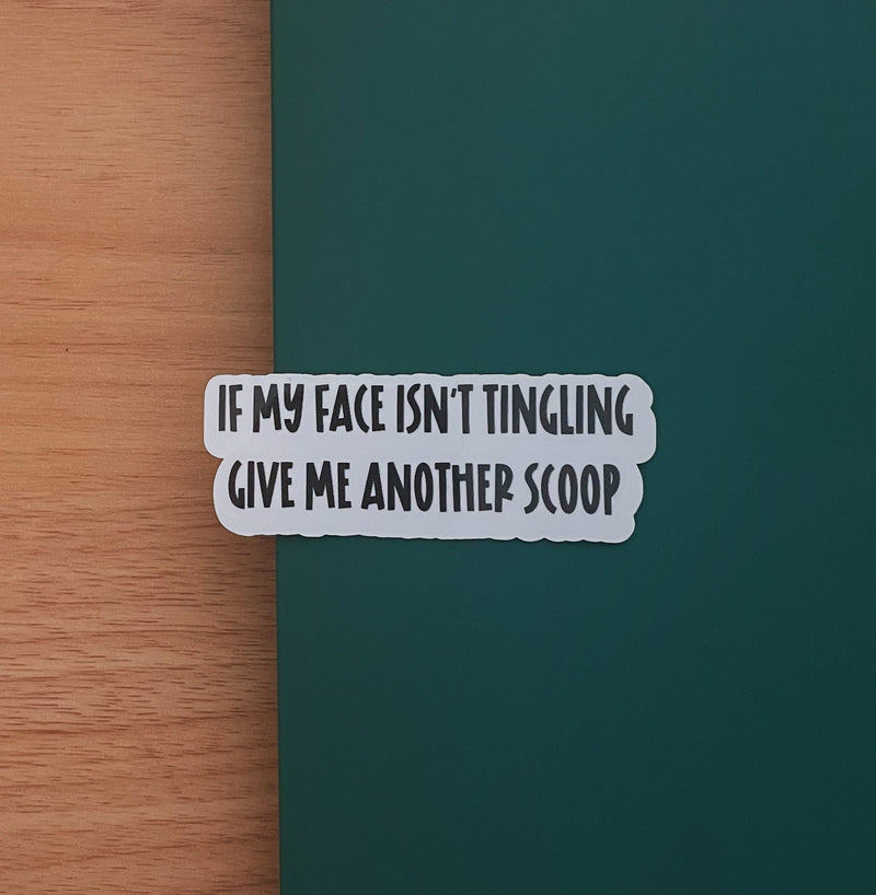 If My Face Isn’t Tingling Give Me Another Preworkout Scoop Fitness sticker , Workout stickers, Gym Stickers, Cross fit, Lifting, Funny